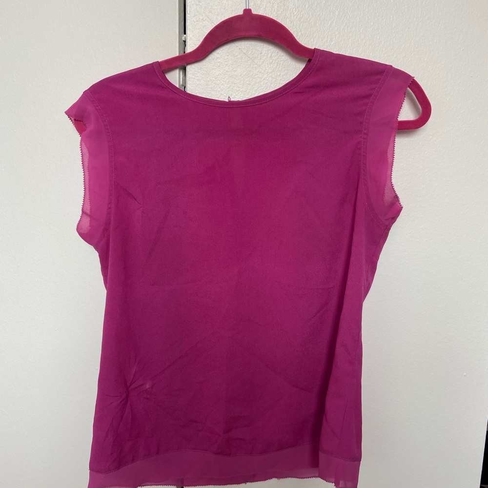 Naked Zebra Hot Pink Blouse